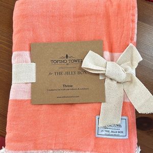 Jilly box Tofino Towel Co stripe throw